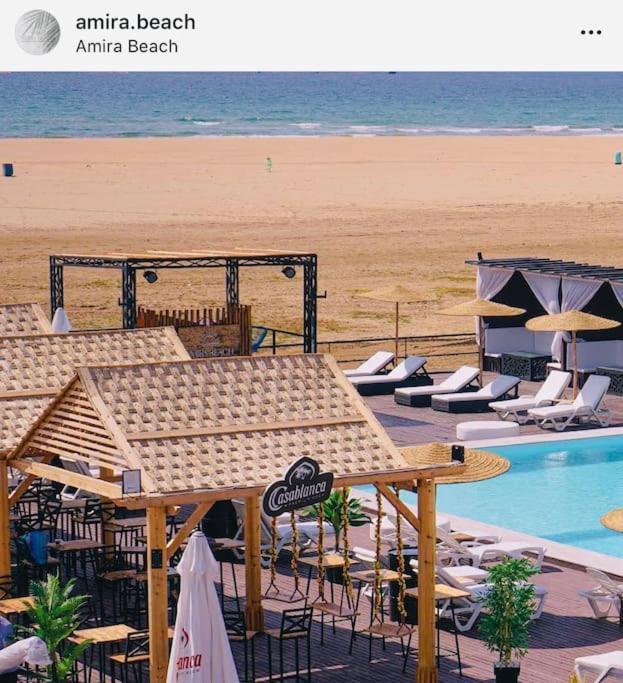 Apartamento Vacacional Achakar Playa&Piscina! Tanger Luaran gambar